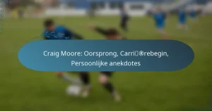 Craig Moore: Oorsprong, Carrièrebegin, Persoonlijke anekdotes